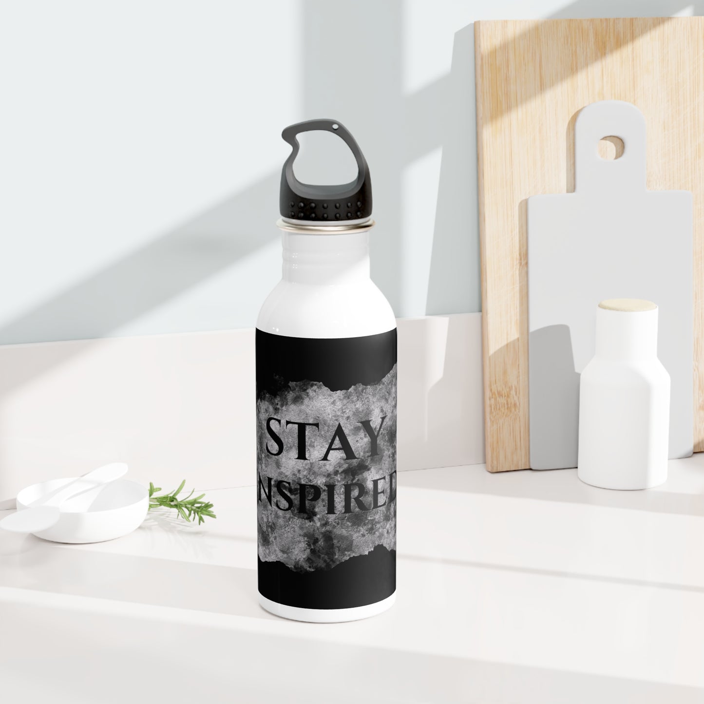 Stay Inspired / Stainless Steel Water Bottle