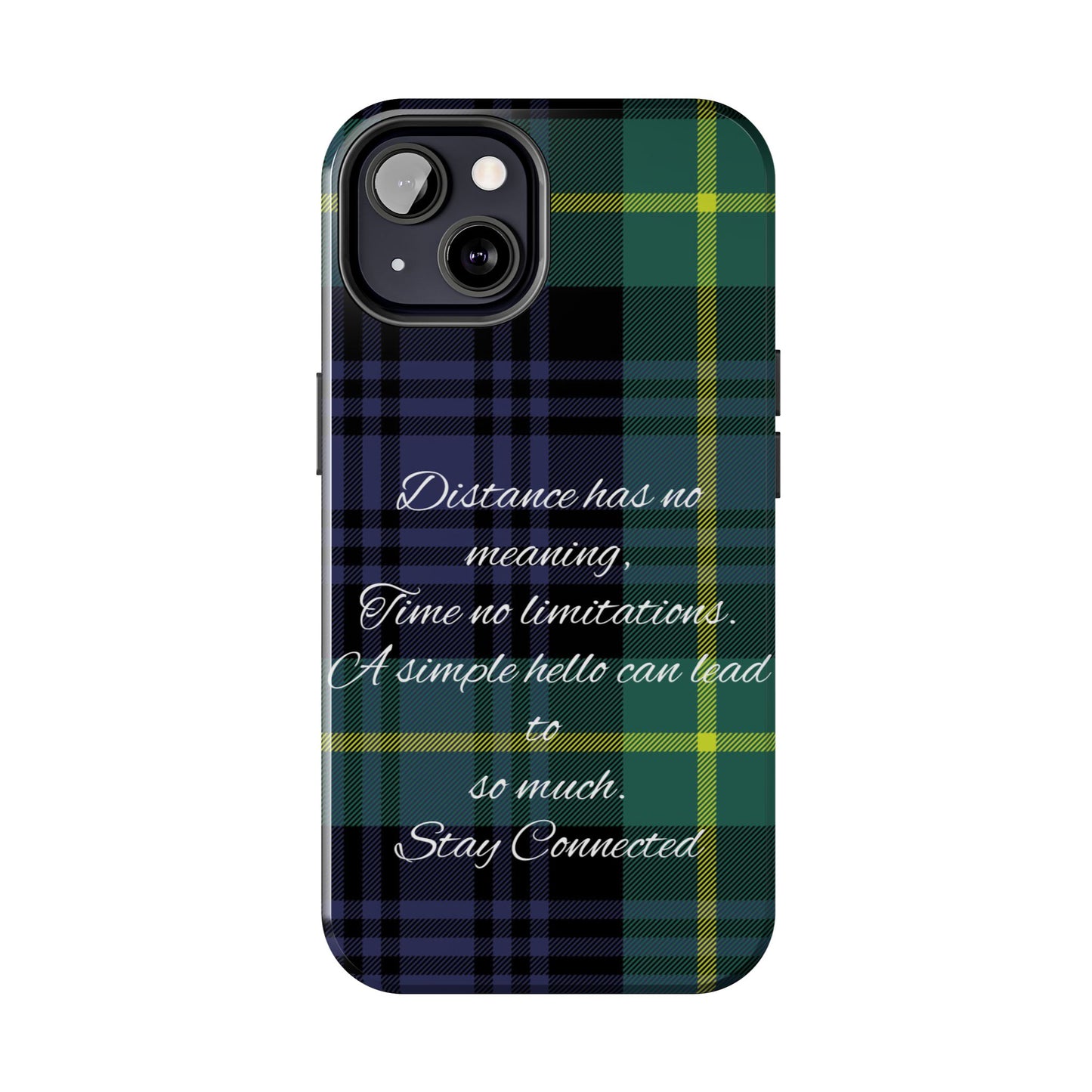 Green plaid version / Tough Phone Cases