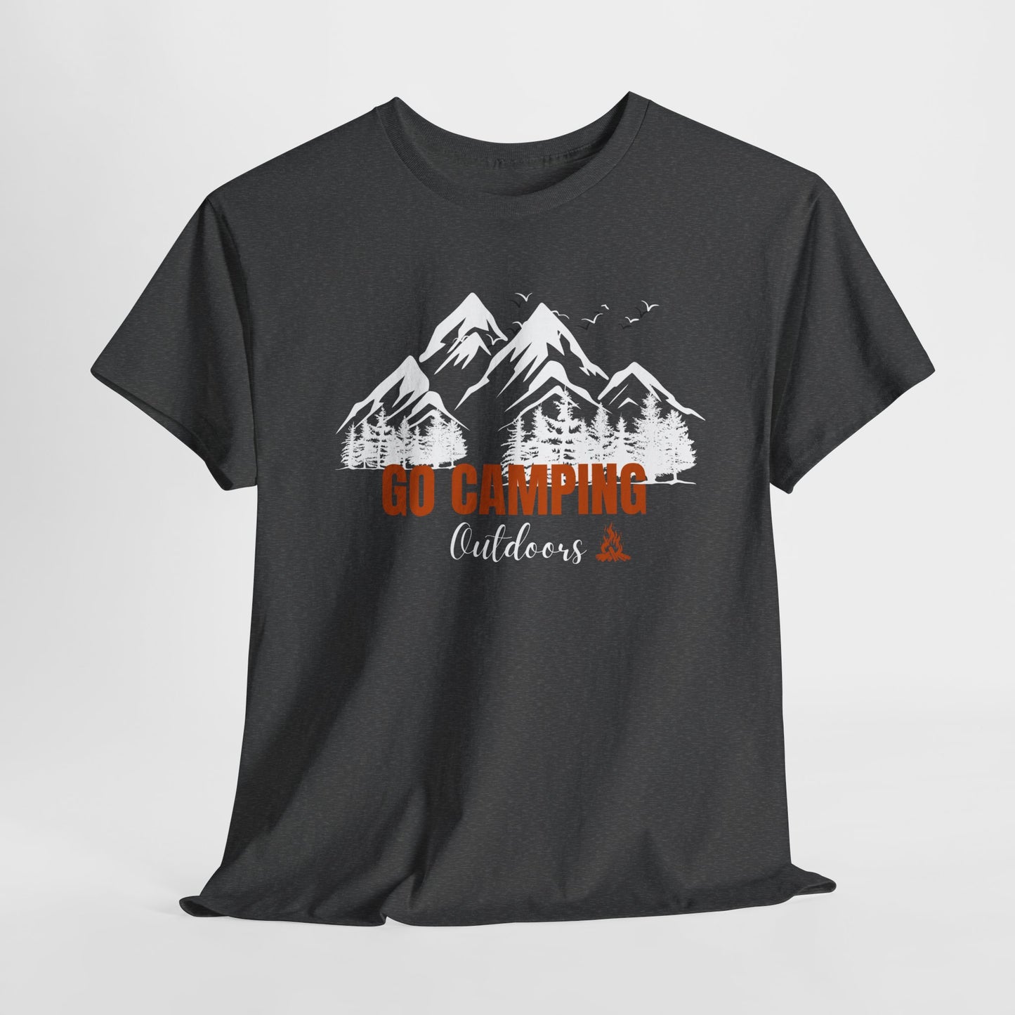 Go Camping Outdoors Unisex Heavy Cotton Tee