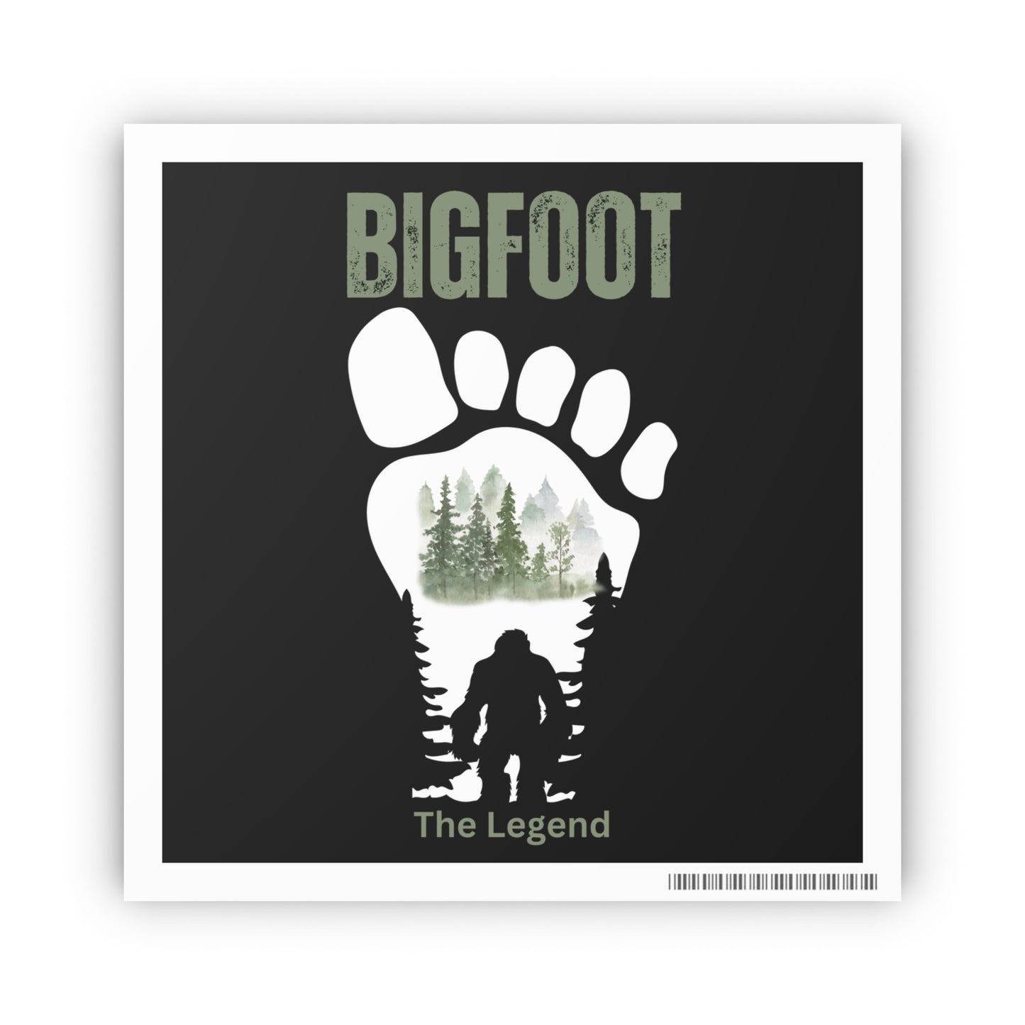 BIGFOOT The Legend / Photo Art Paper Posters