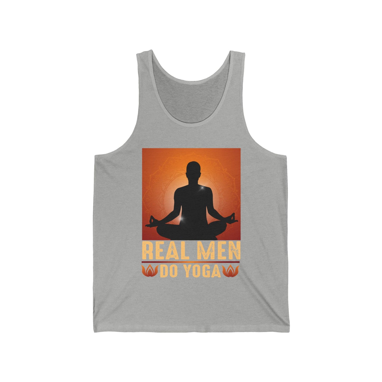 Real men do Yoga / Unisex Jersey Tank