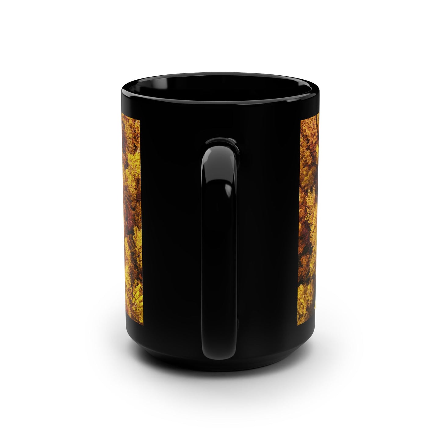 Autumn / Black Mug, 15oz