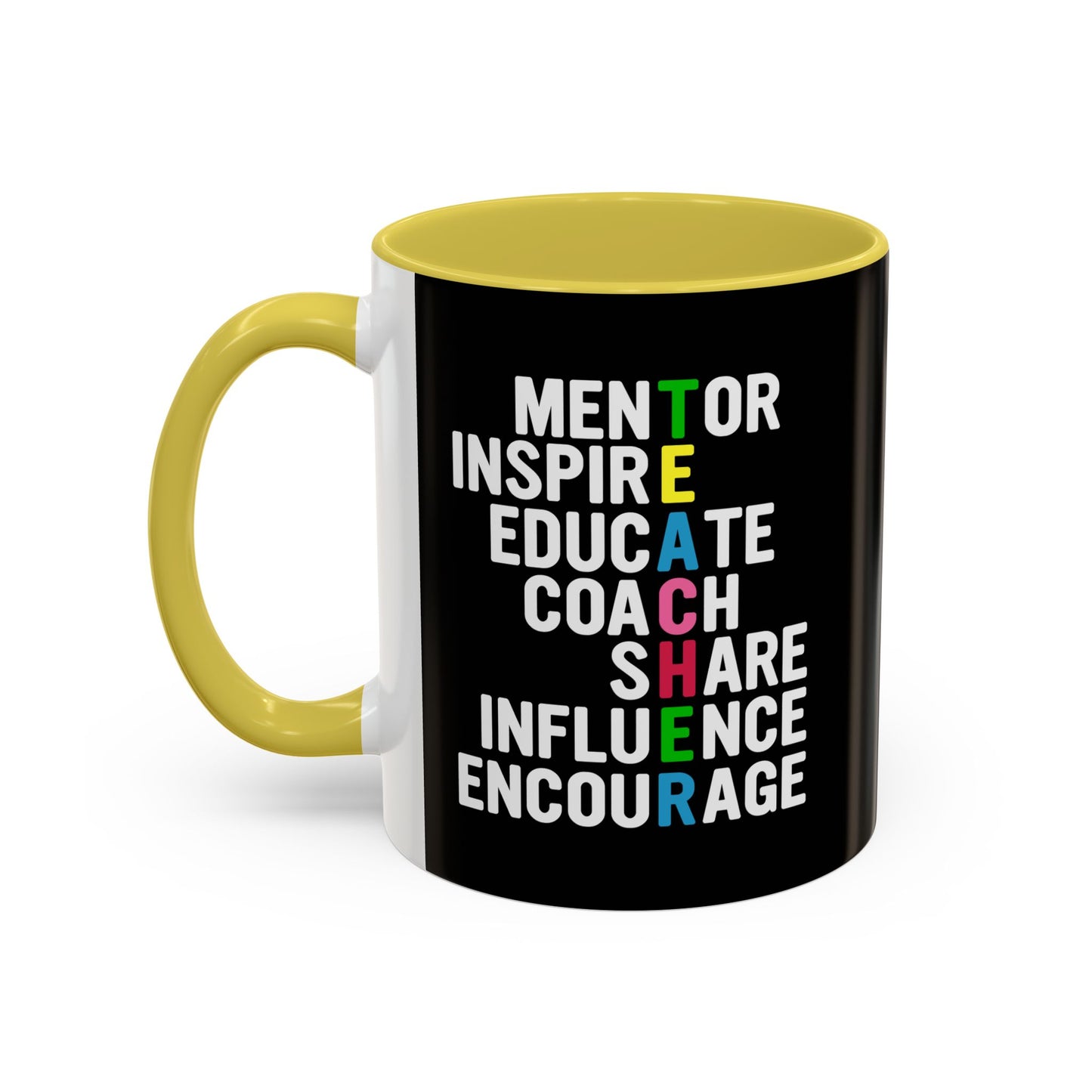 Teacher Traits / Colorful Mugs (11oz, 15oz)