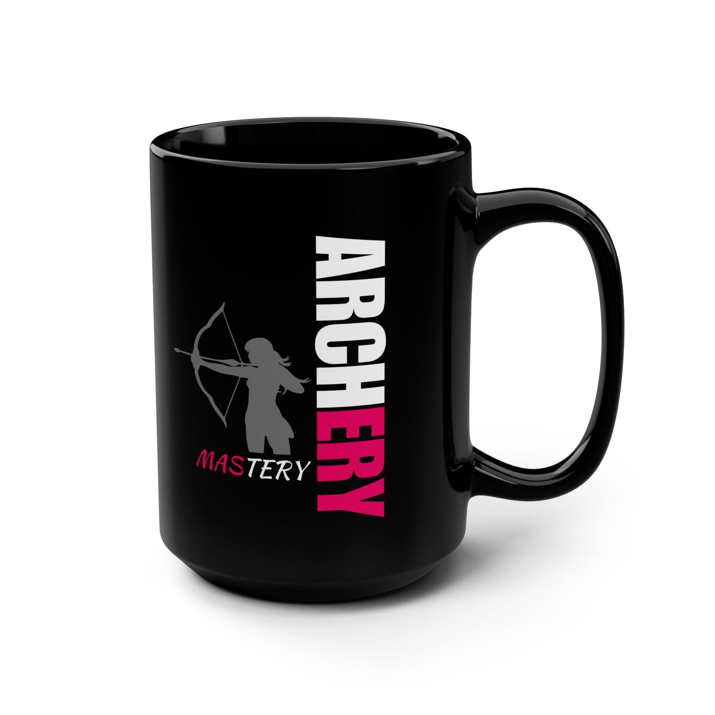 Archery Mastery / Black Mug, 15oz