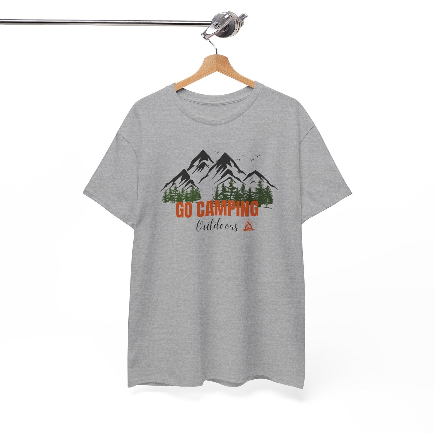 Go Camping Outdoors Unisex Heavy Cotton Tee