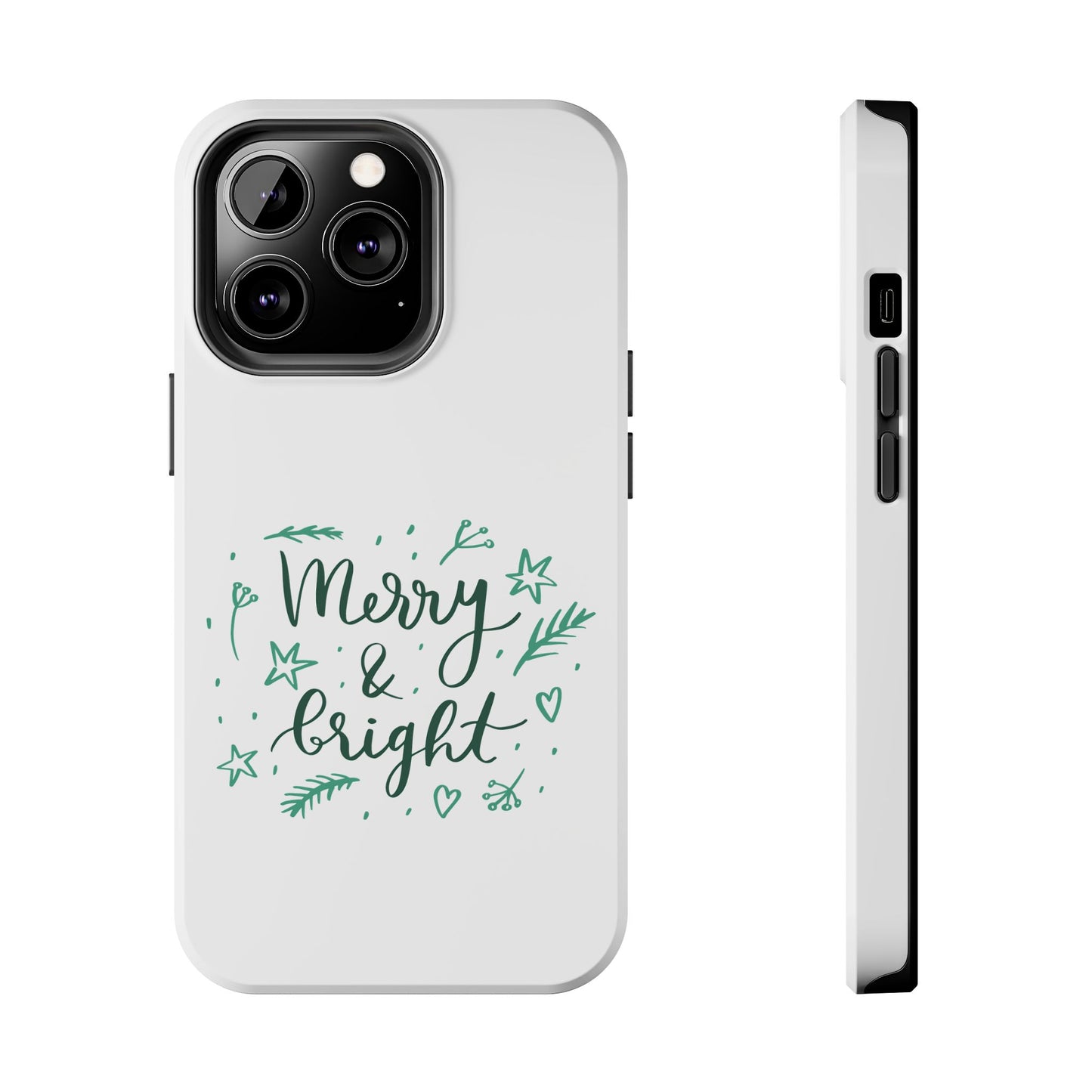 Merry and Bright (Christmas) / Tough Phone Cases