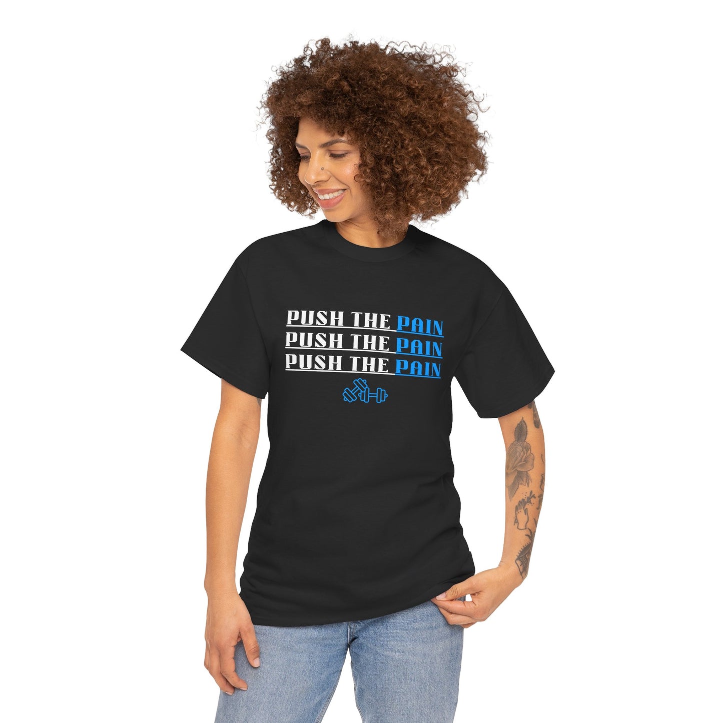 Push the Pain Unisex Heavy Cotton Tee