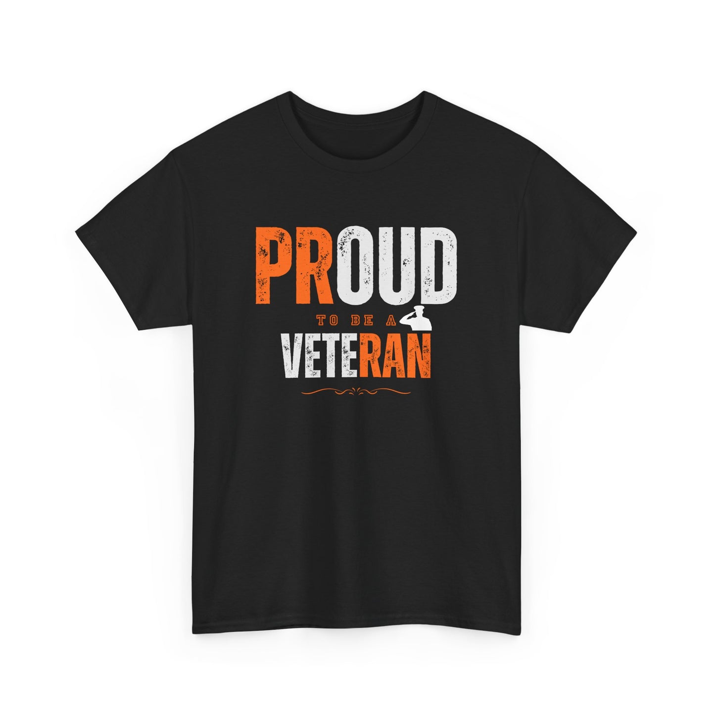 Proud to be a Veteran Unisex Heavy Cotton Tee