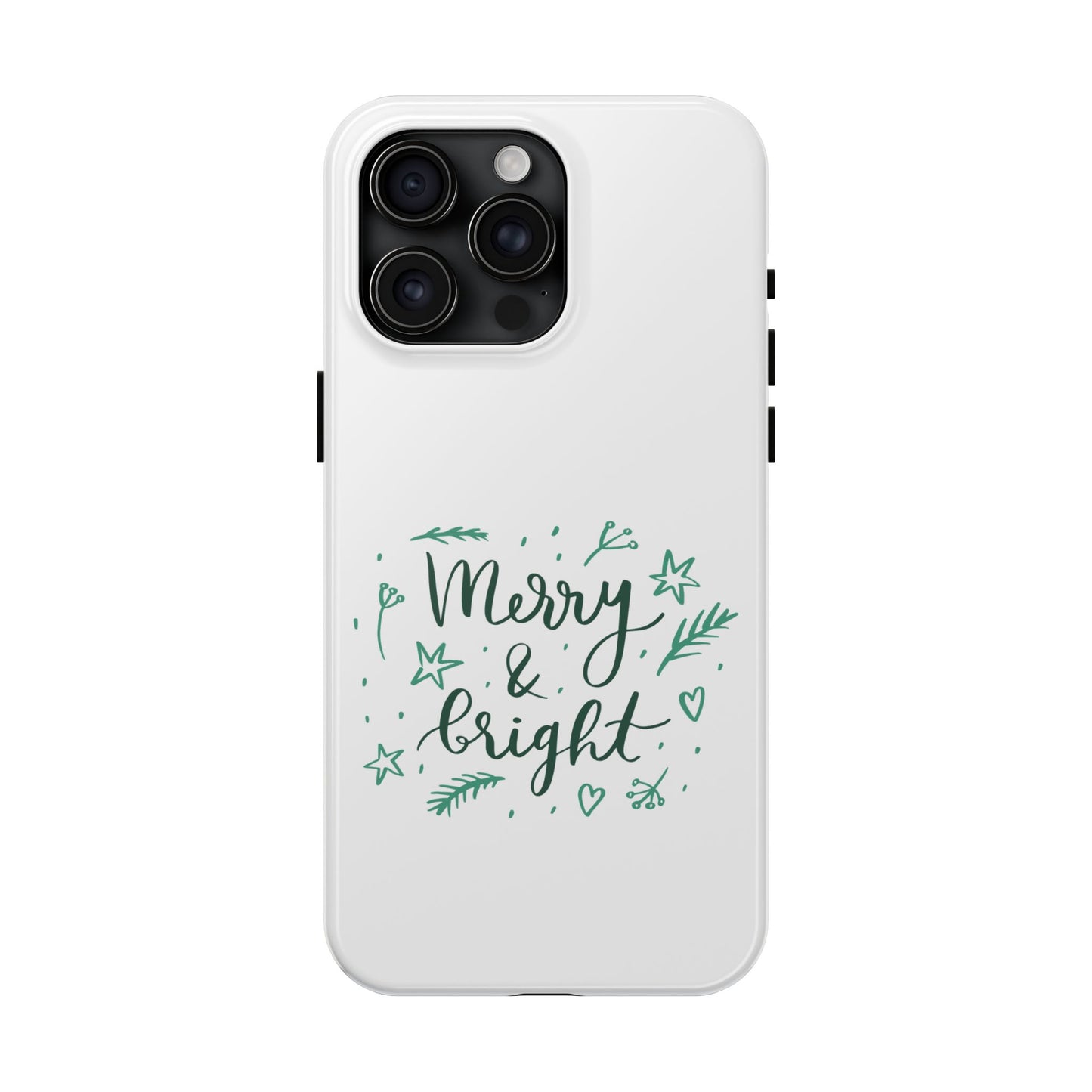 Merry and Bright (Christmas) / Tough Phone Cases