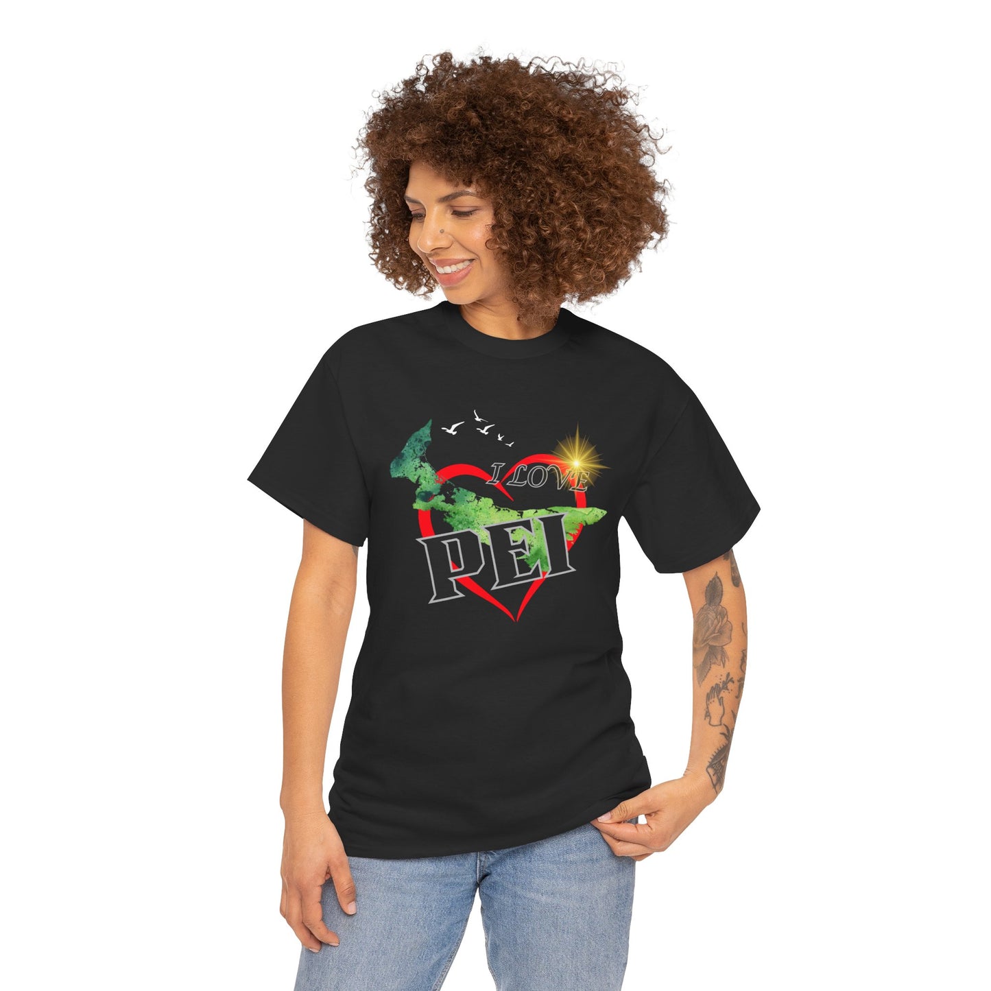 I Love PEI / Canada Unisex Heavy Cotton Tee