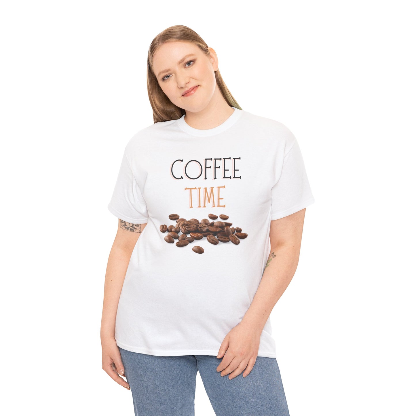 Coffee Time Unisex Heavy Cotton Tee