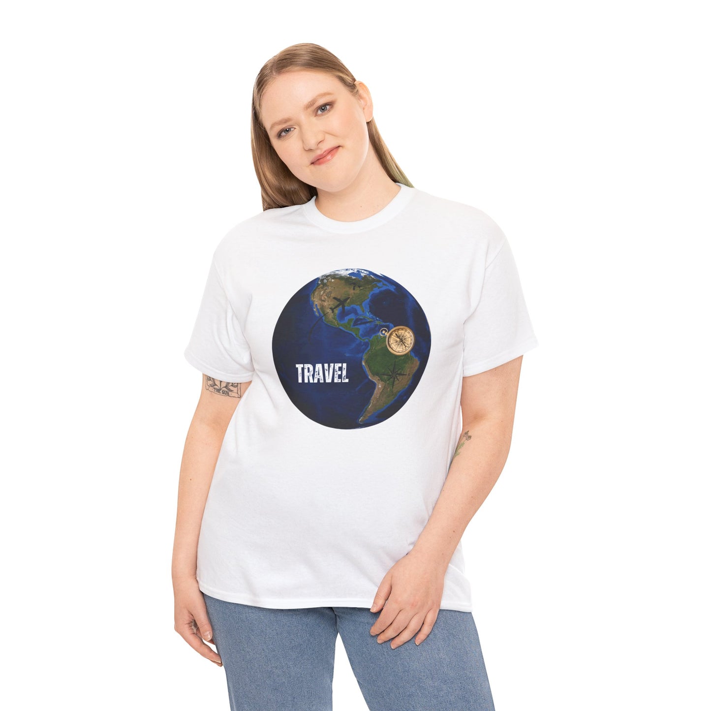 Travel Unisex Heavy Cotton Tee