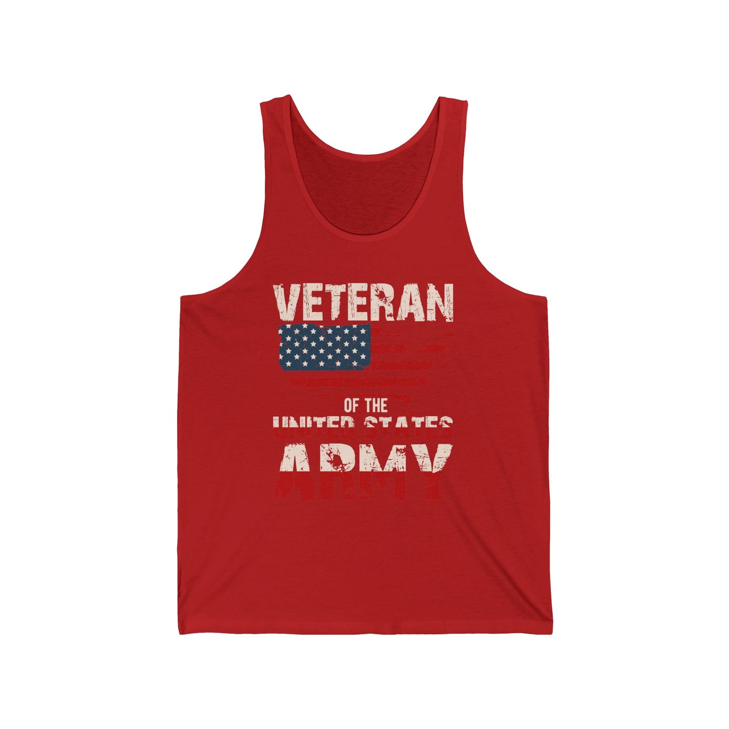 Veteran of the united states army / Unisex Jersey Tank