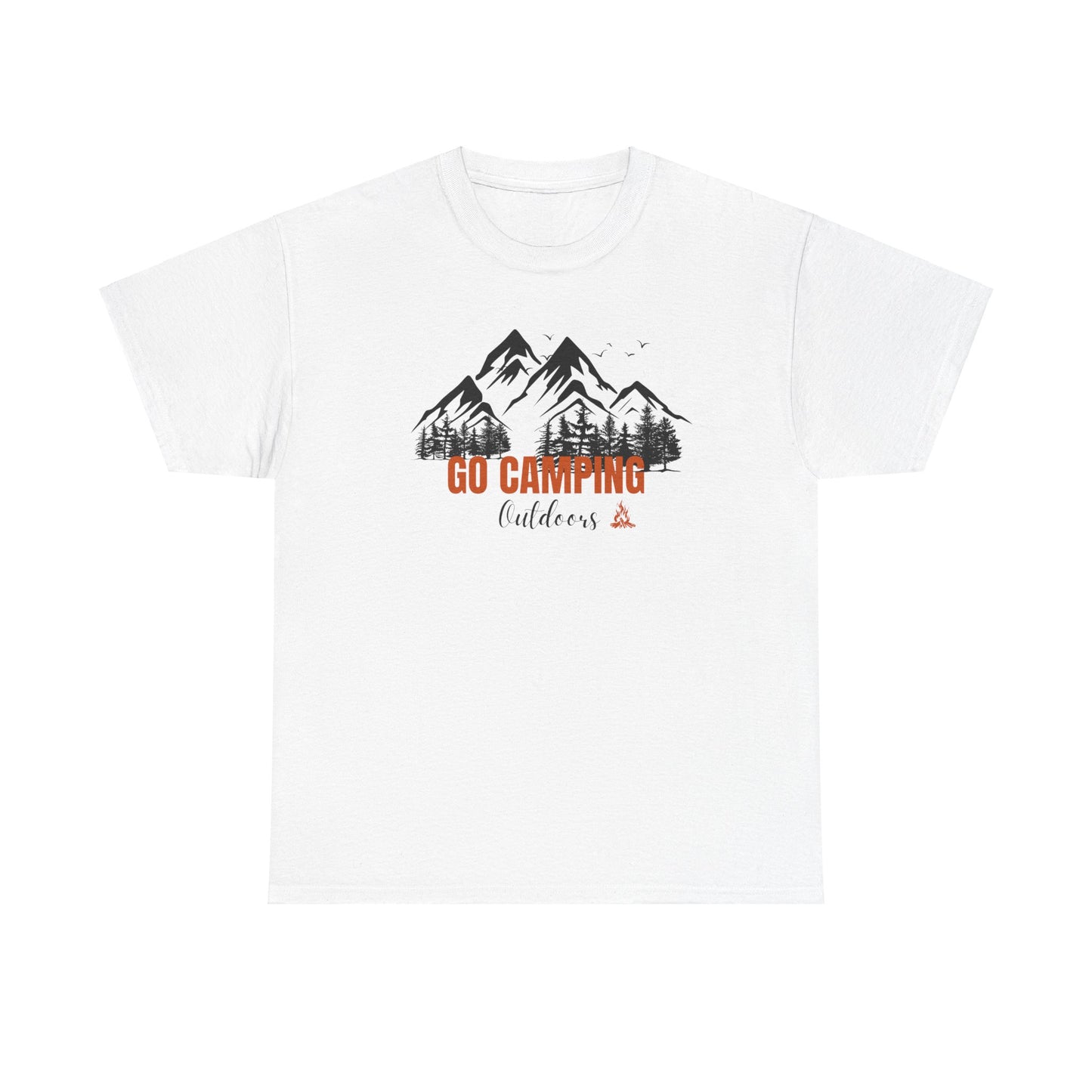 Go Camping Outdoors Unisex Heavy Cotton Tee