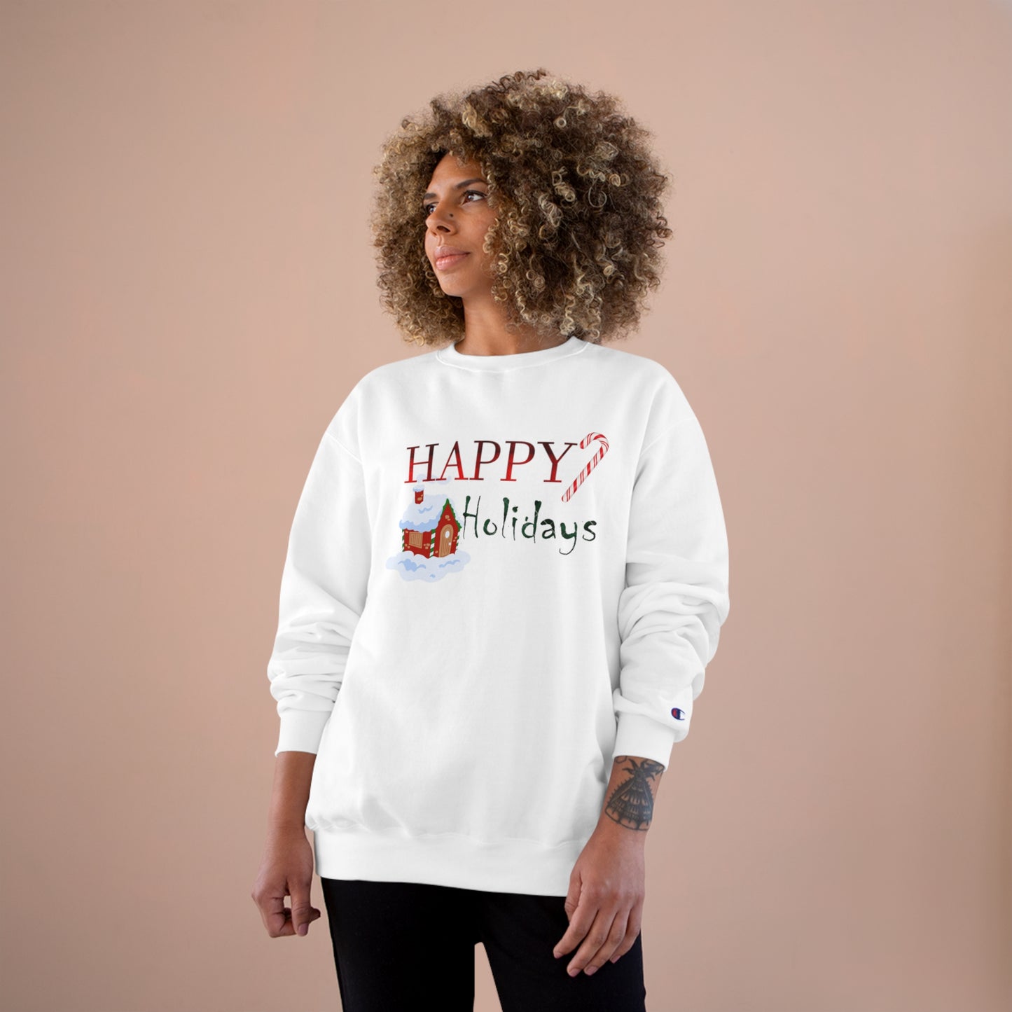 Happy Holidays / Champion Sweatshirt