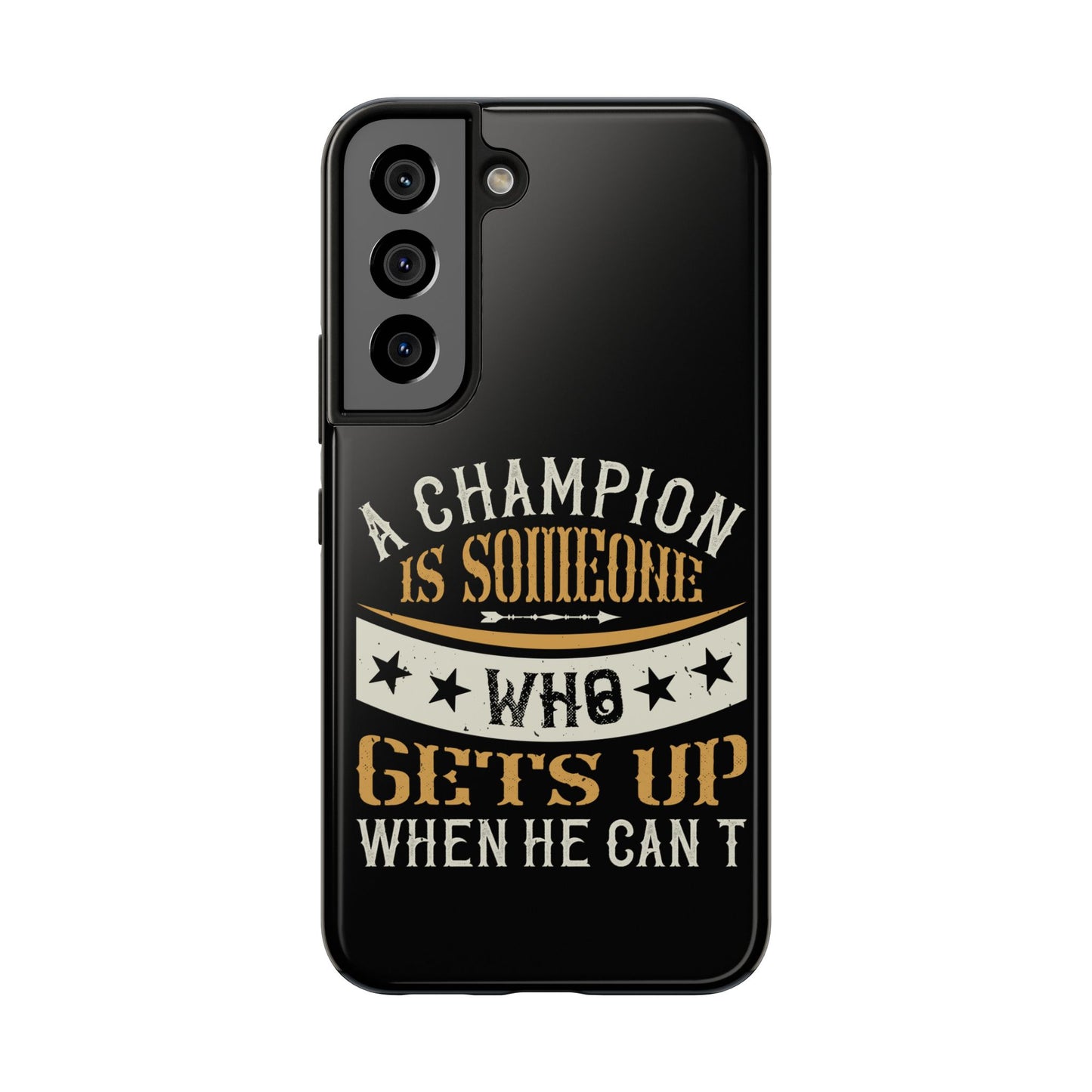 A champion is someone who gets up when he can't (Boxing)  / Tough Phone Cases