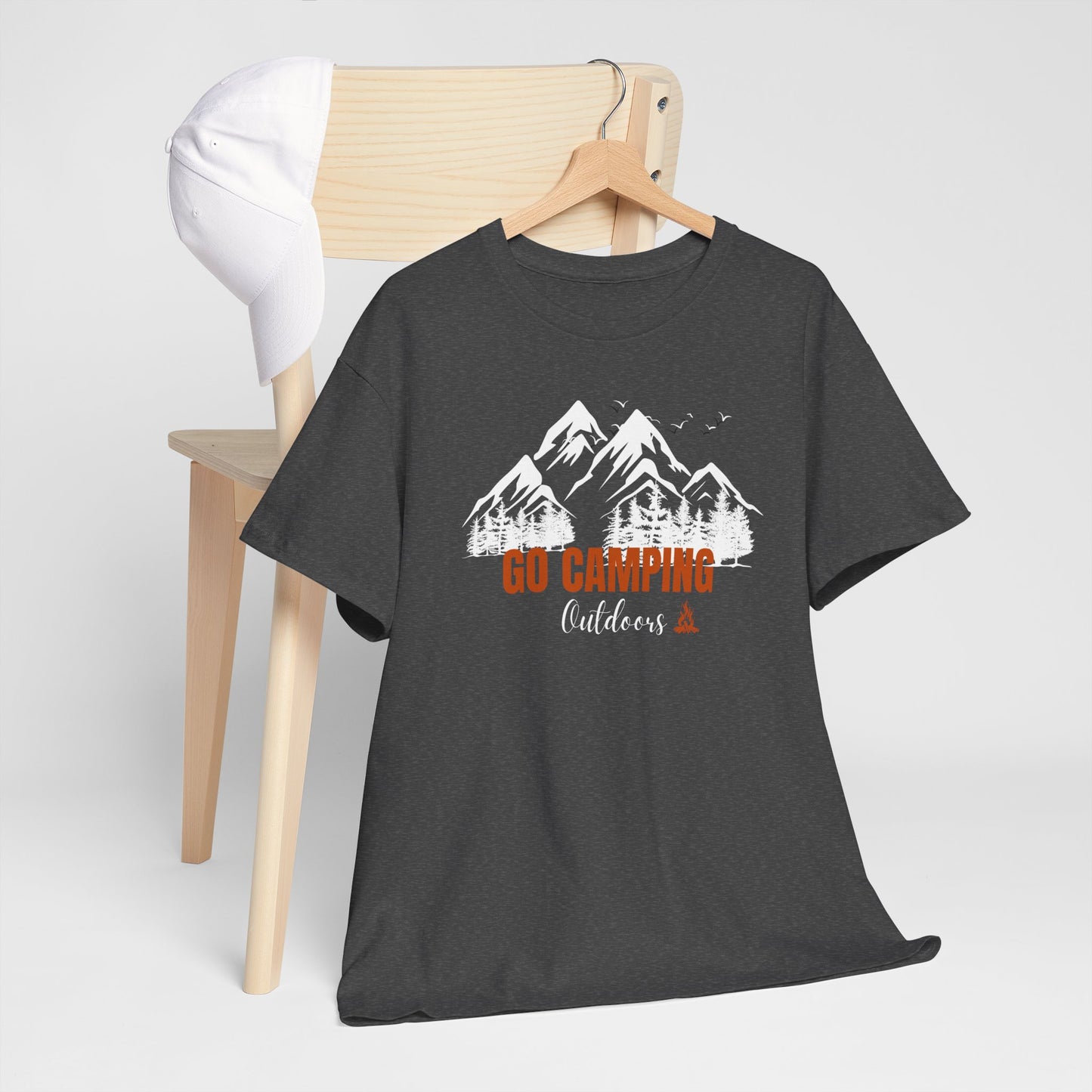 Go Camping Outdoors Unisex Heavy Cotton Tee