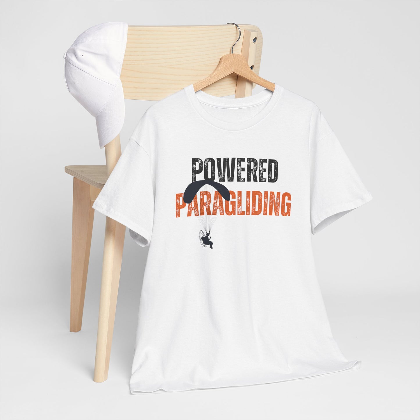 Powered Paragliding Unisex Heavy Cotton Tee