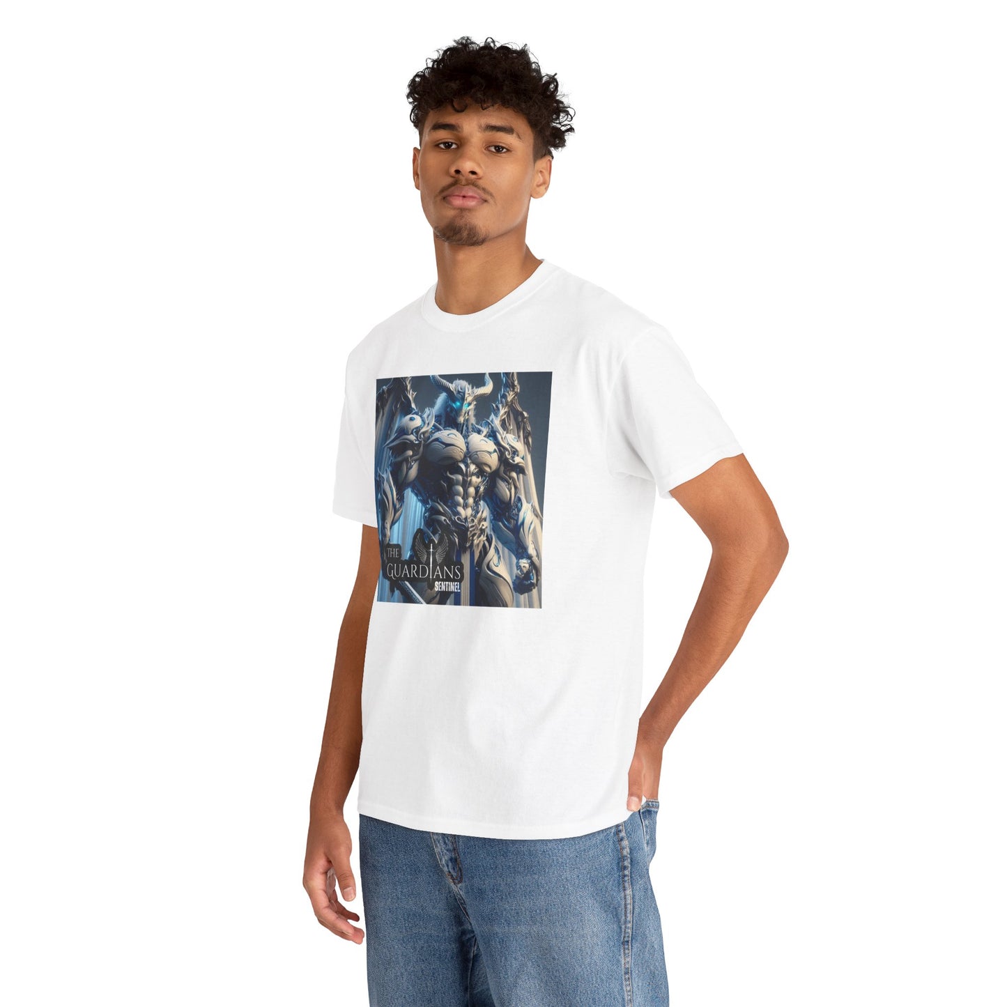 The Guardians Sentinel / Elite Unisex Heavy Cotton Tee (Made with AI)