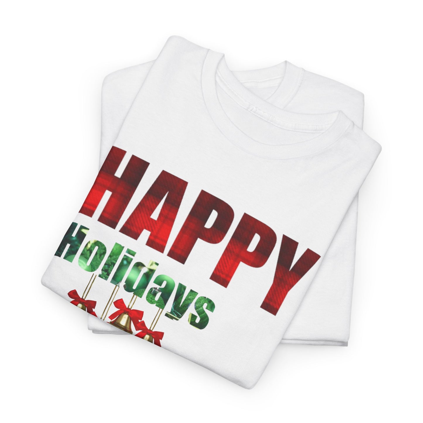 Happy Holidays Unisex Heavy Cotton Tee