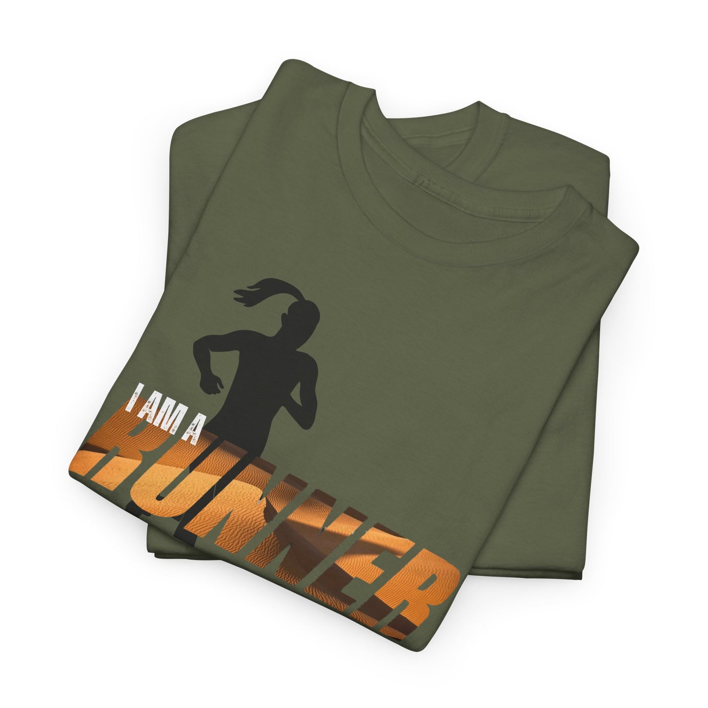 I am a Runner Unisex Heavy Cotton Tee