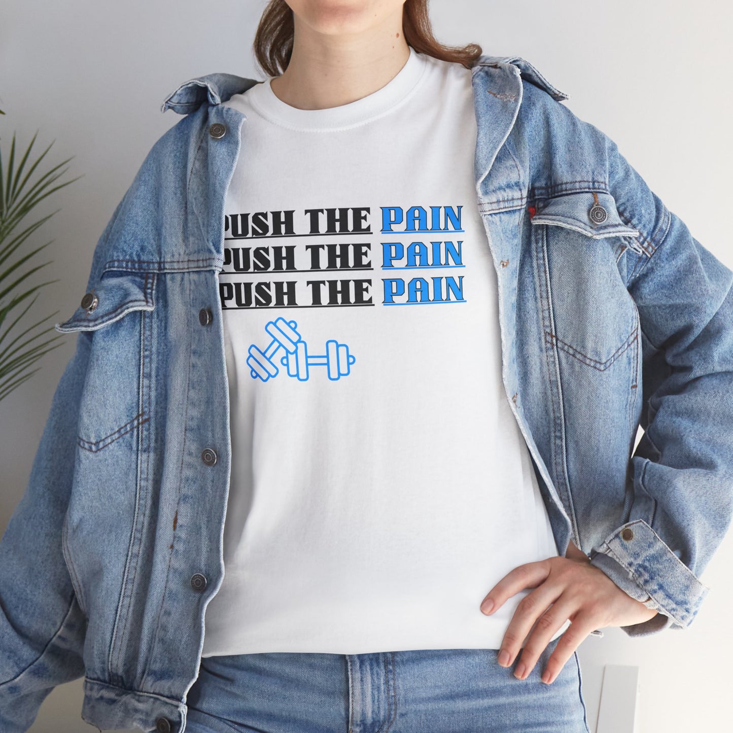 Push the Pain Unisex Heavy Cotton Tee