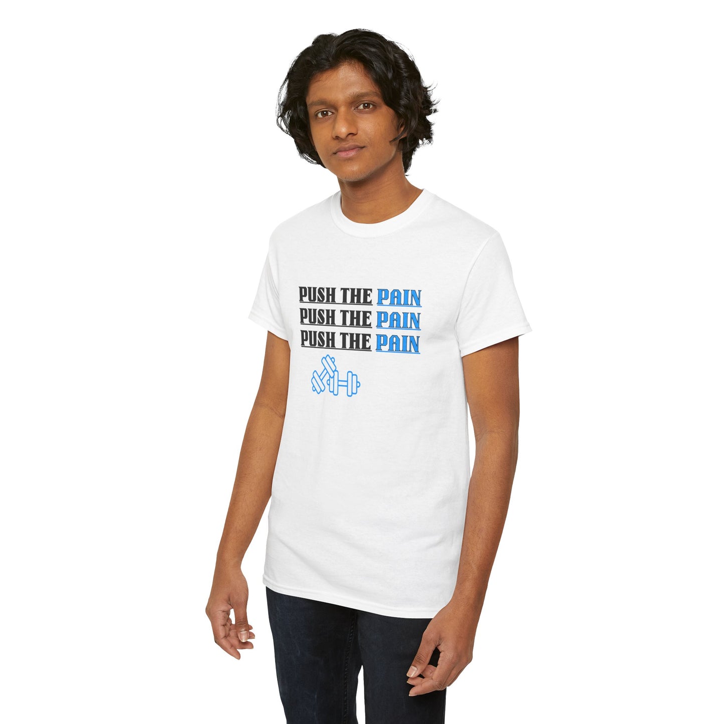 Push the Pain Unisex Heavy Cotton Tee