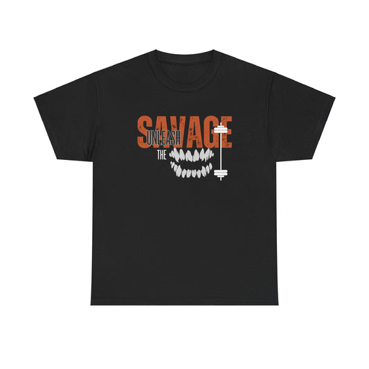 Unleash the Savage Unisex Heavy Cotton Tee