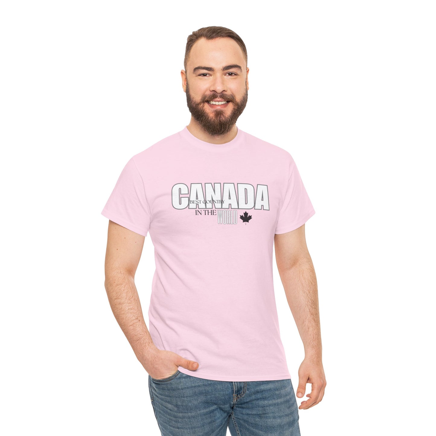 Canada Best Country In The World Unisex Heavy Cotton Tee