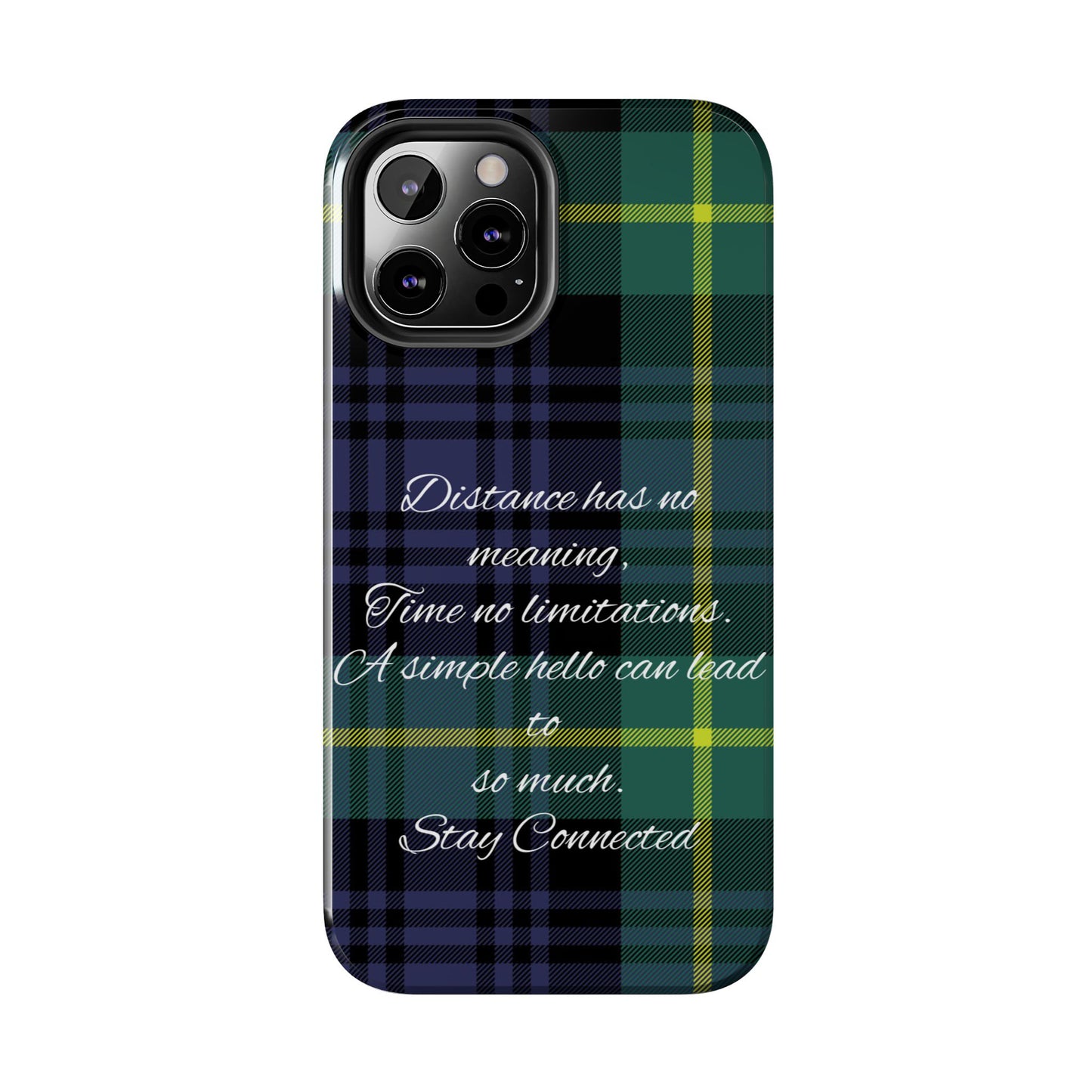 Green plaid version / Tough Phone Cases