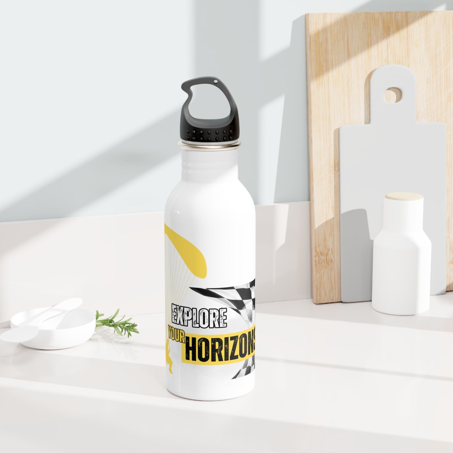 Explore Your Horizons / Stainless Steel Water Bottle