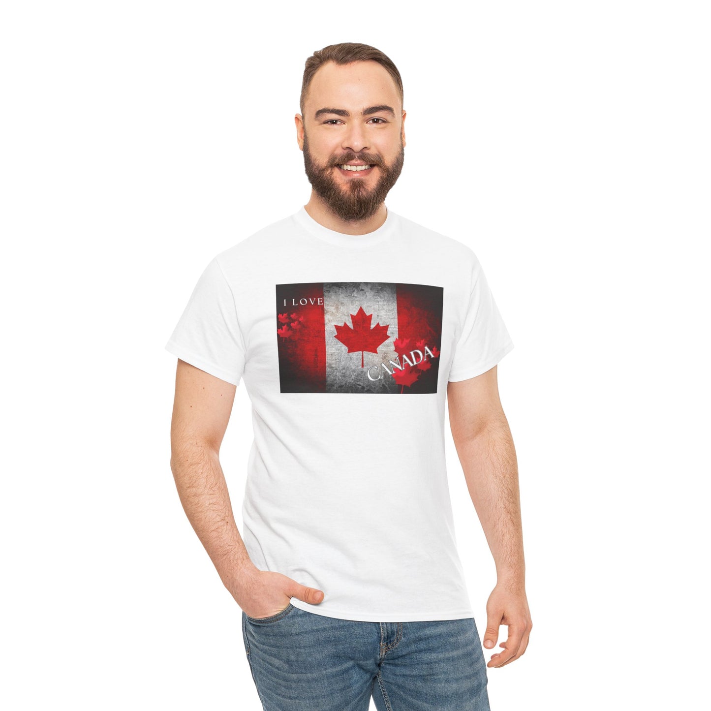 I Love Canada Unisex Heavy Cotton Tee