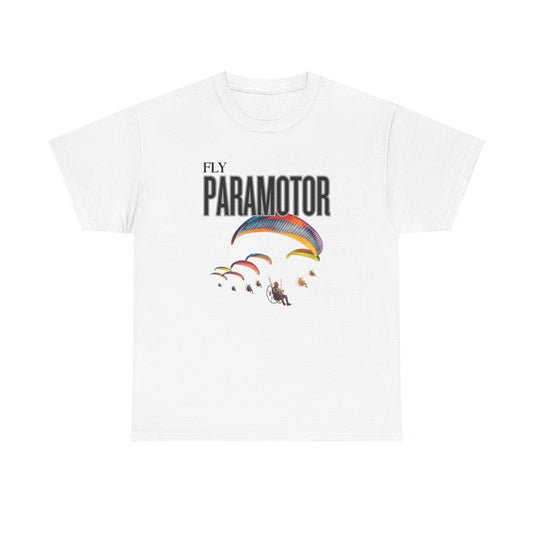 Fly Paramotor Unisex Heavy Cotton Tee