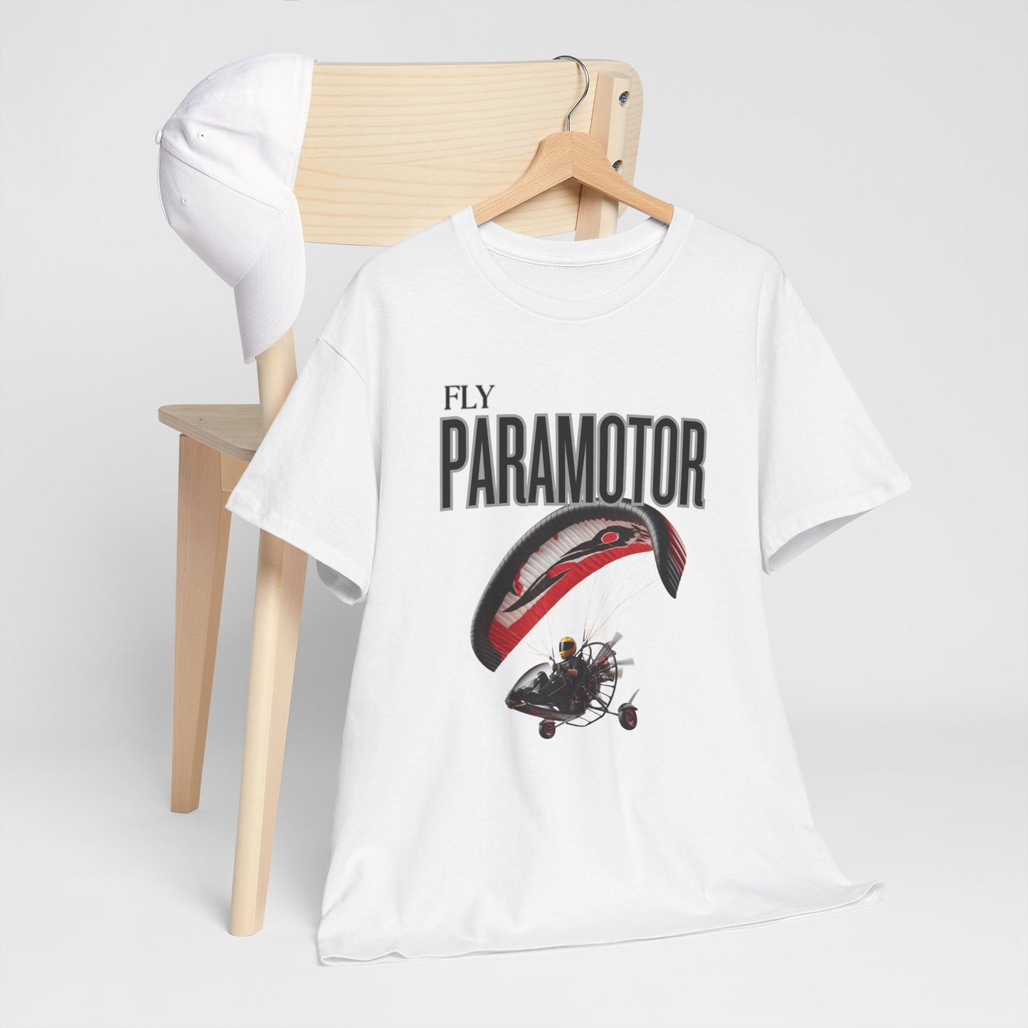 Fly Paramotor Unisex Heavy Cotton Tee