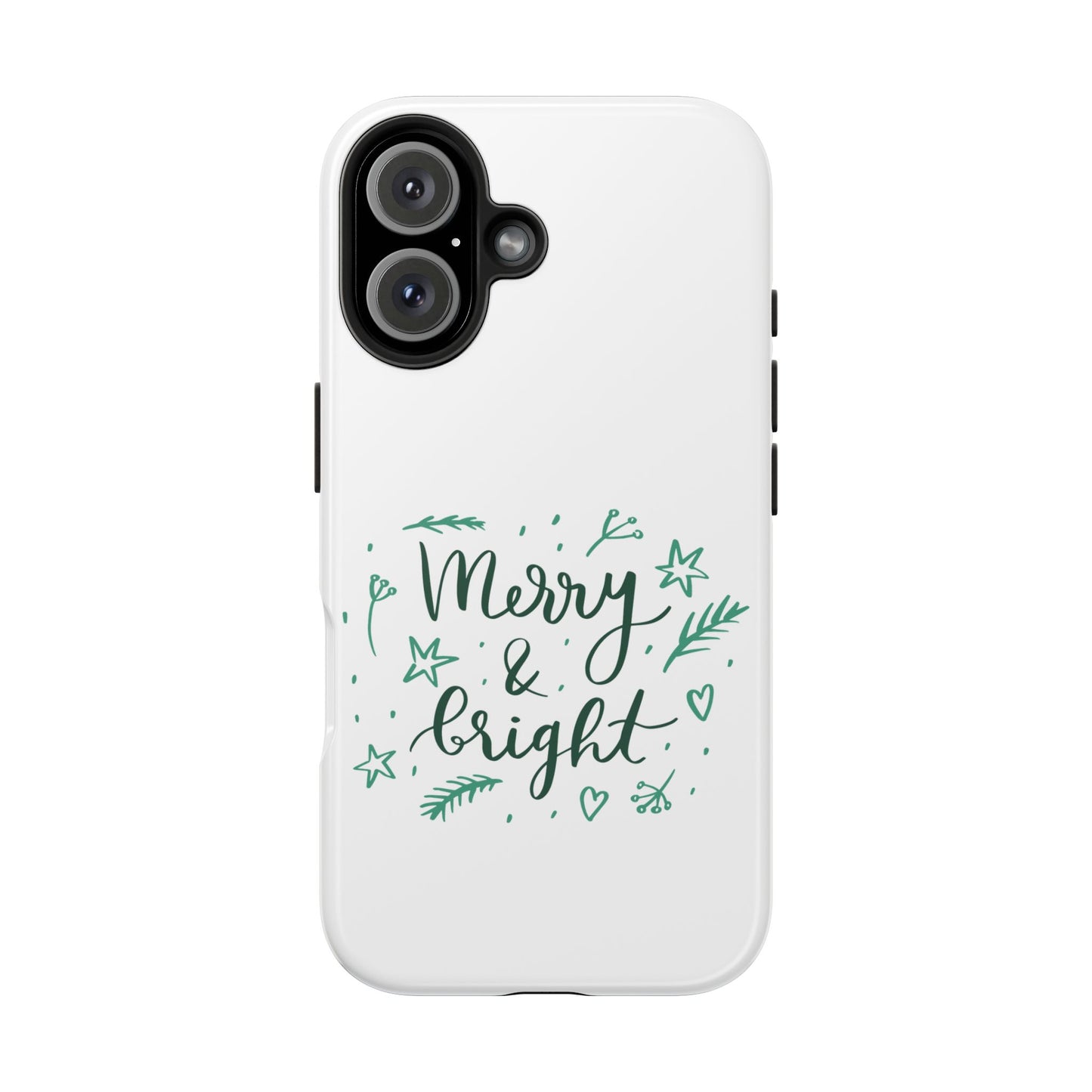 Merry and Bright (Christmas) / Tough Phone Cases