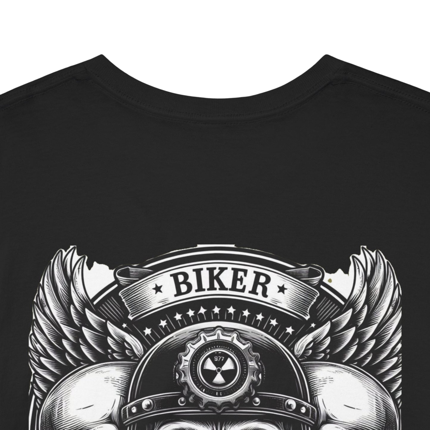 Biker Unisex Heavy Cotton Tee (Made with AI)