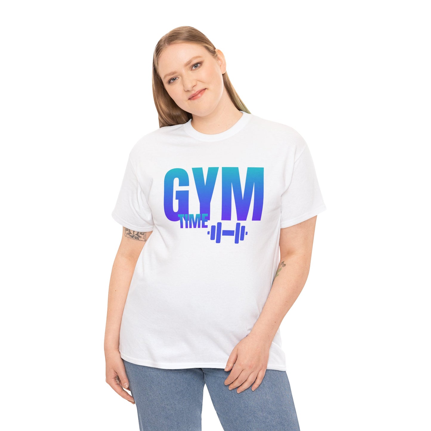 Gym Time / Bodybuilding Unisex Heavy Cotton Tee