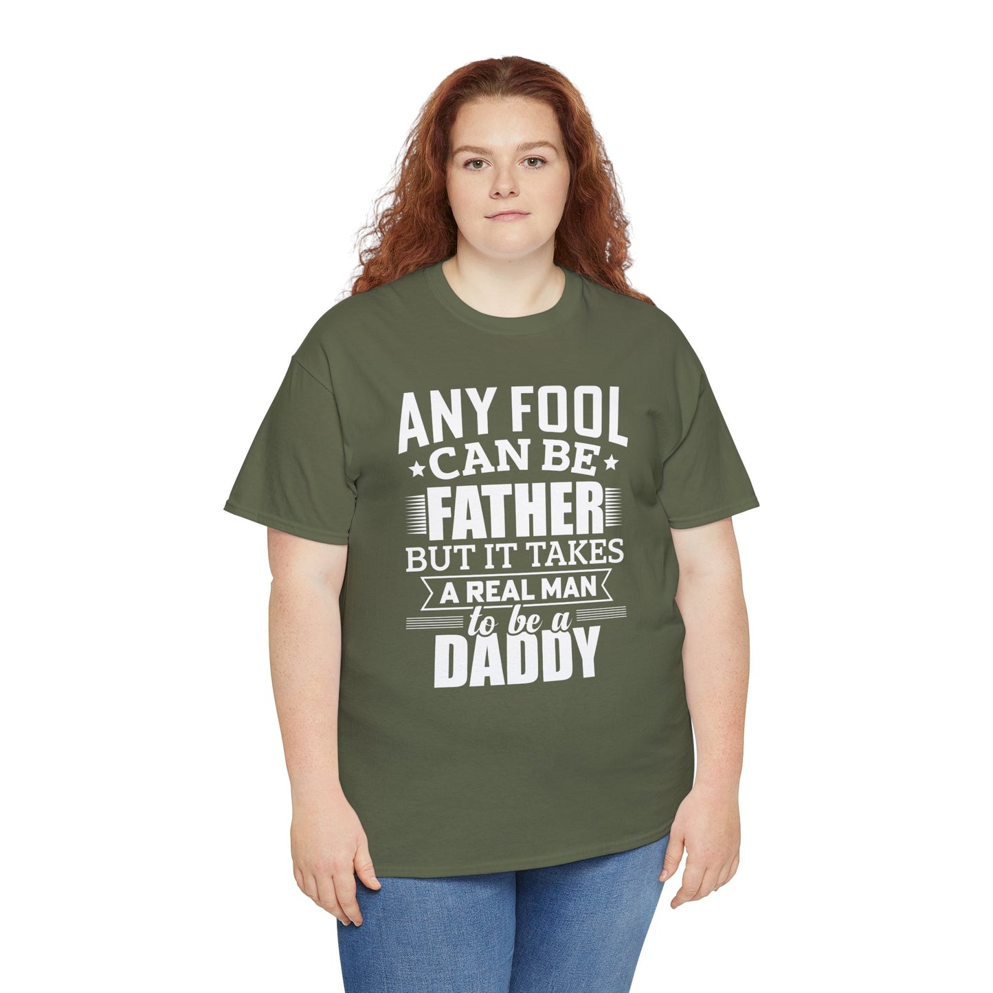 Father Quote Unisex Heavy Cotton Tee