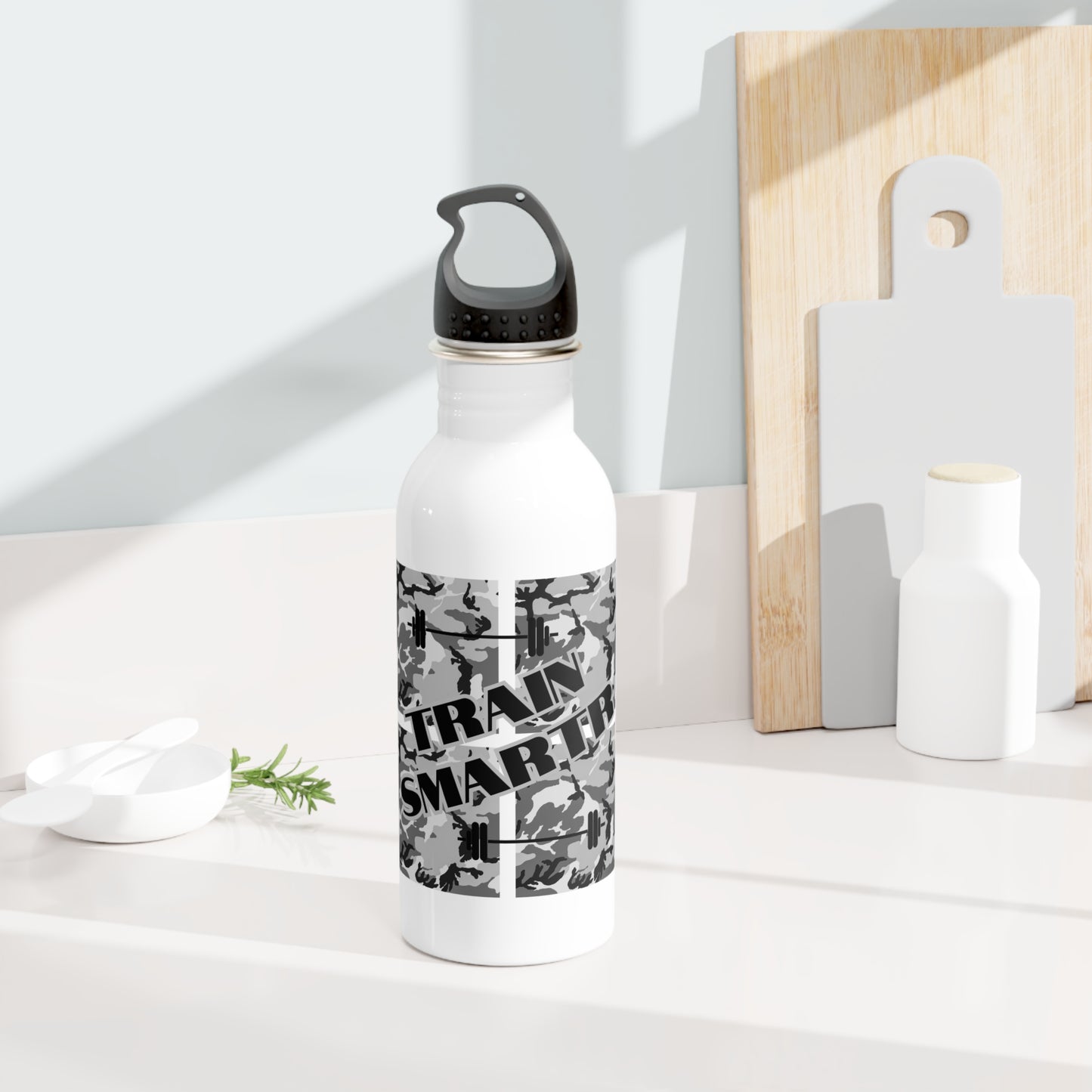 Train Smarter / Stainless Steel Water Bottle