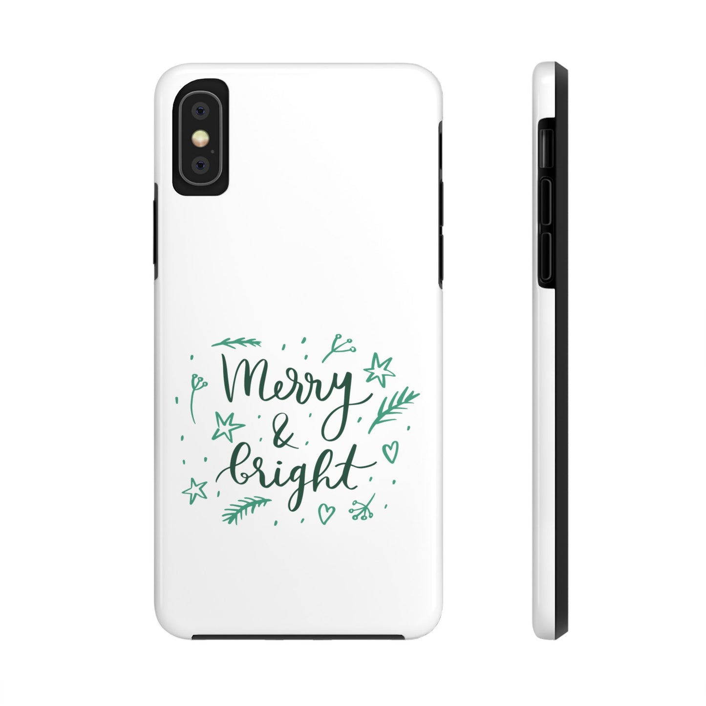 Merry and Bright (Christmas) / Tough Phone Cases