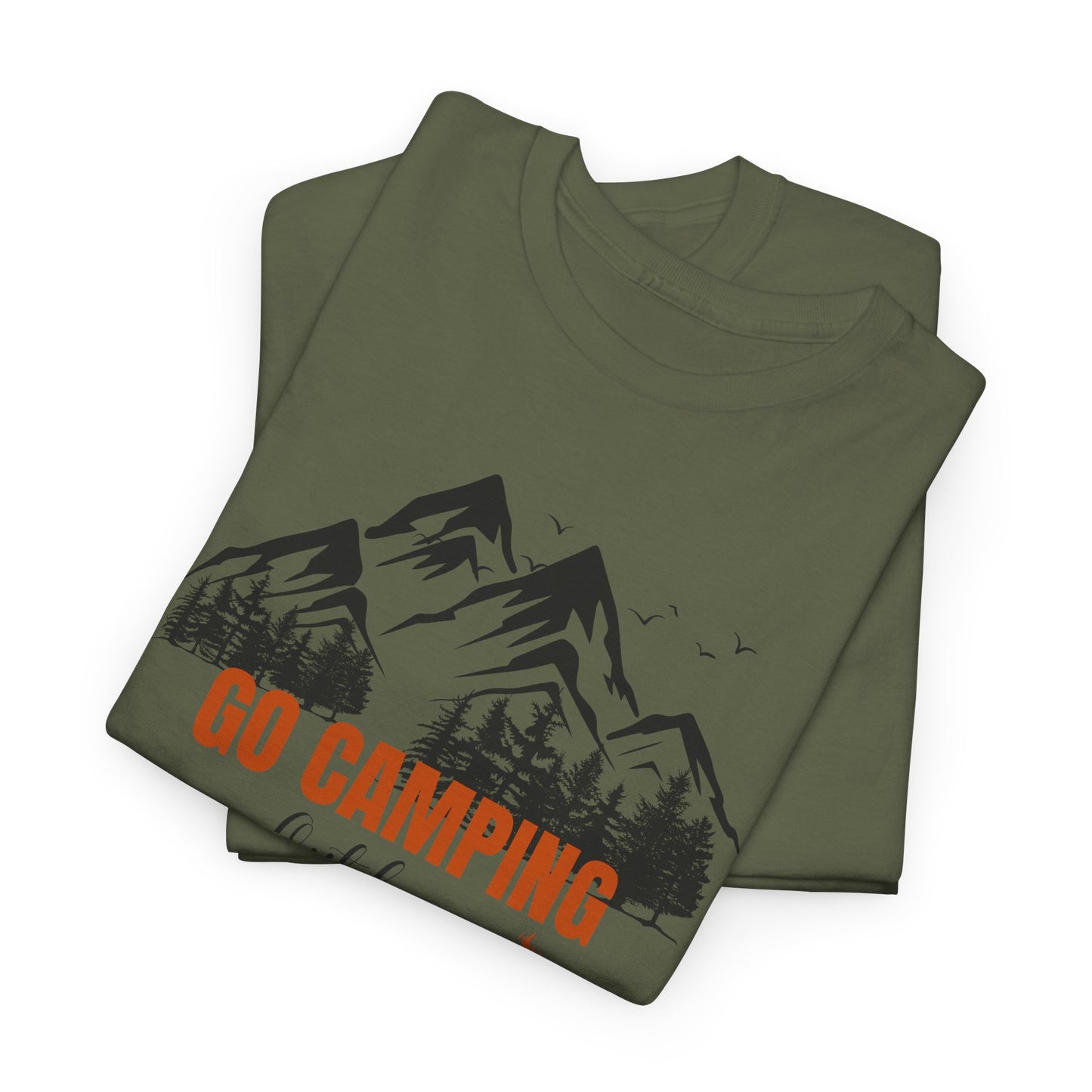 Go Camping Outdoors Unisex Heavy Cotton Tee