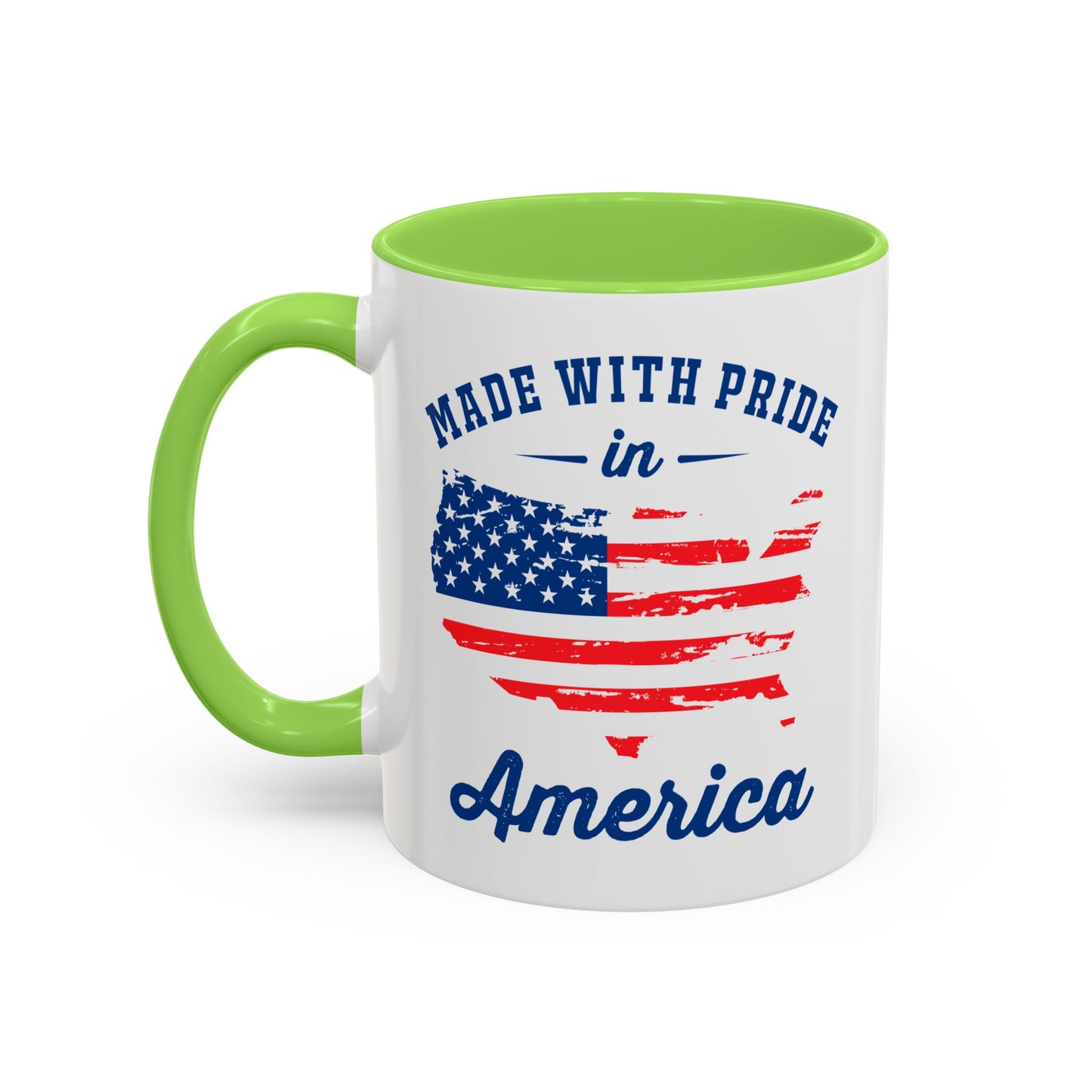 Made with pride in America / Colorful Mugs (11oz, 15oz)