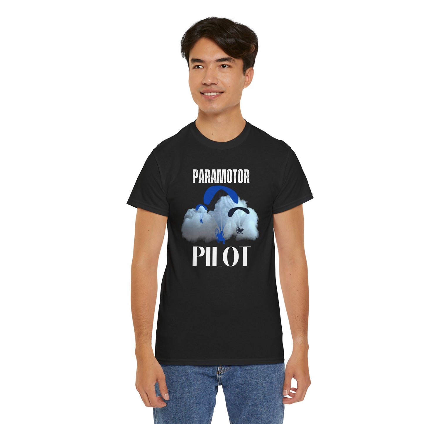 Paramotor Pilot Unisex Heavy Cotton Tee