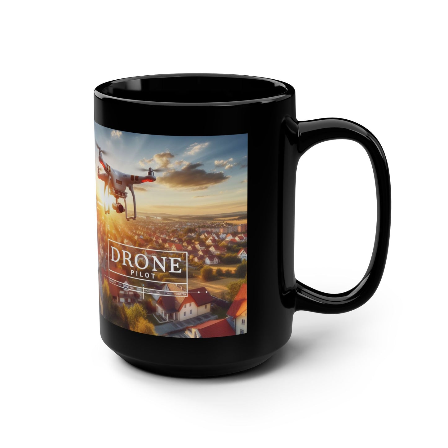 Drone Pilot / Black Mug, 15oz