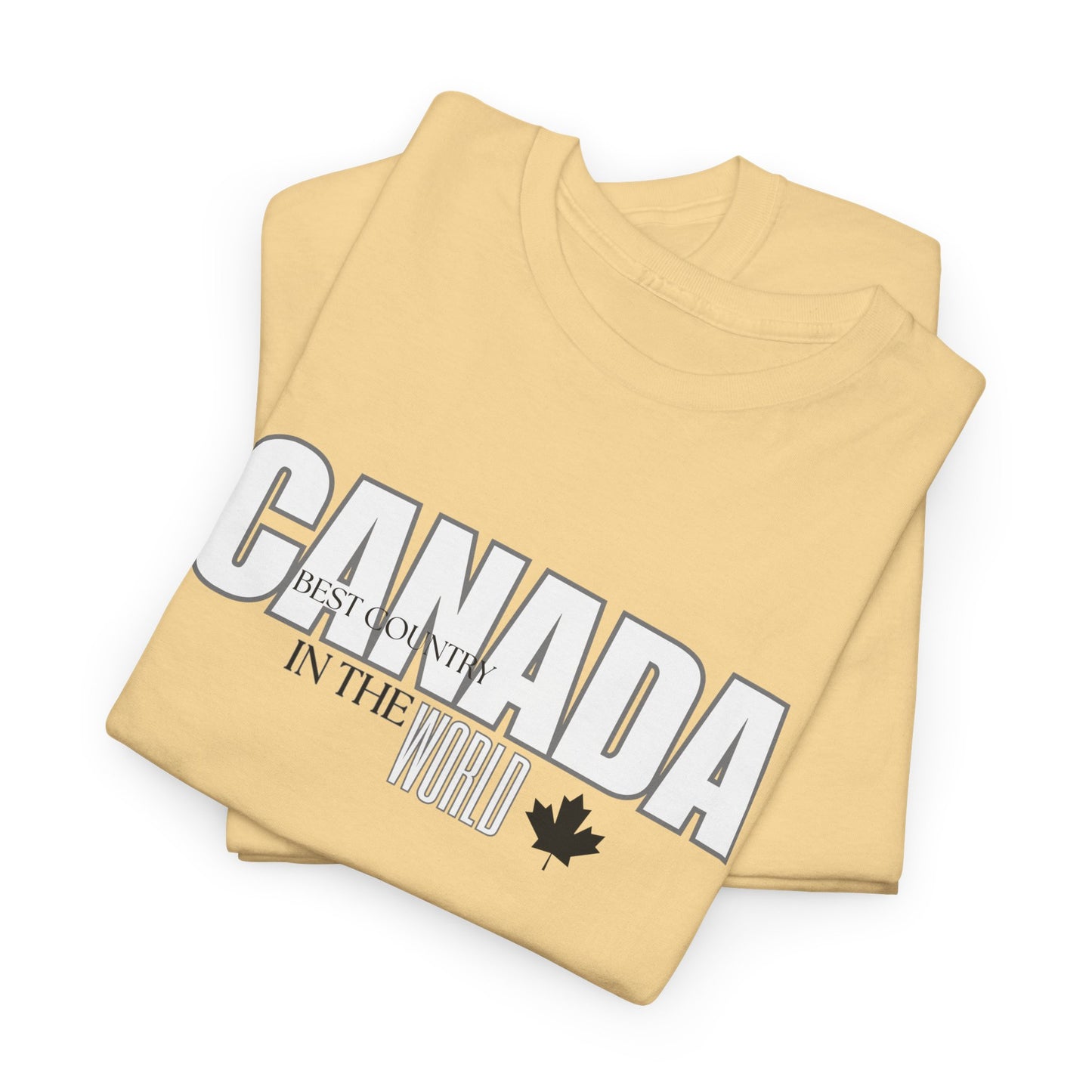 Canada Best Country In The World Unisex Heavy Cotton Tee