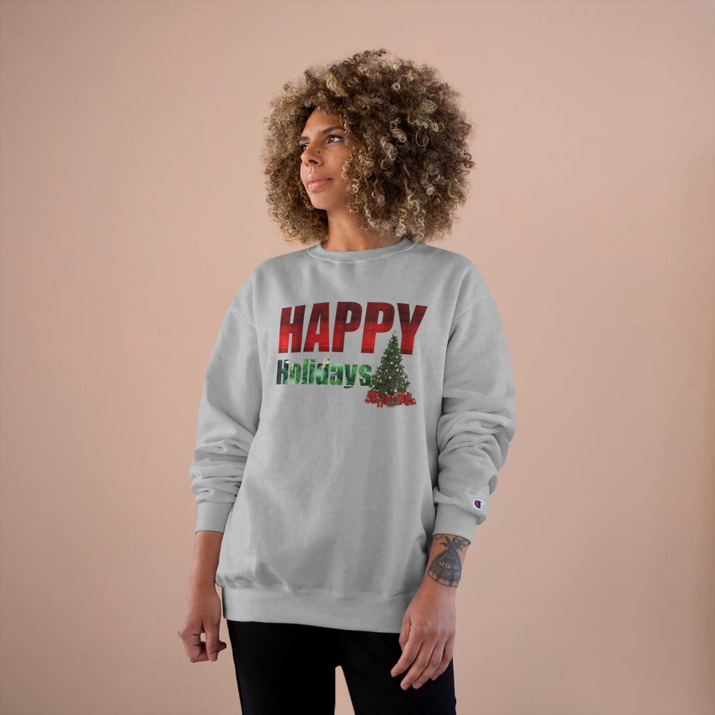 Happy Holidays / Champion Sweatshirt