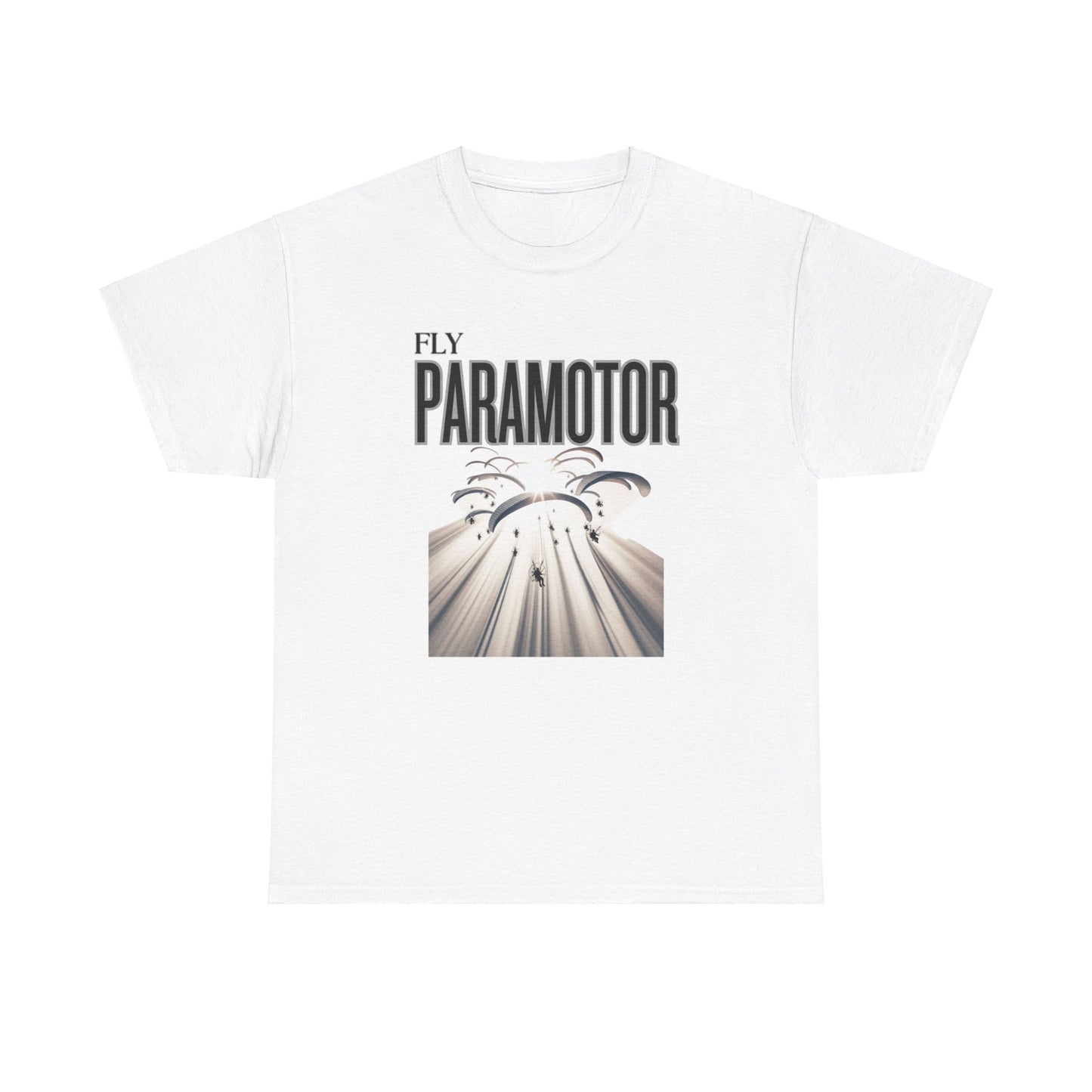 Fly Paramotor Unisex Heavy Cotton Tee