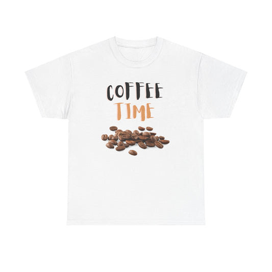 Coffee Time Unisex Heavy Cotton Tee