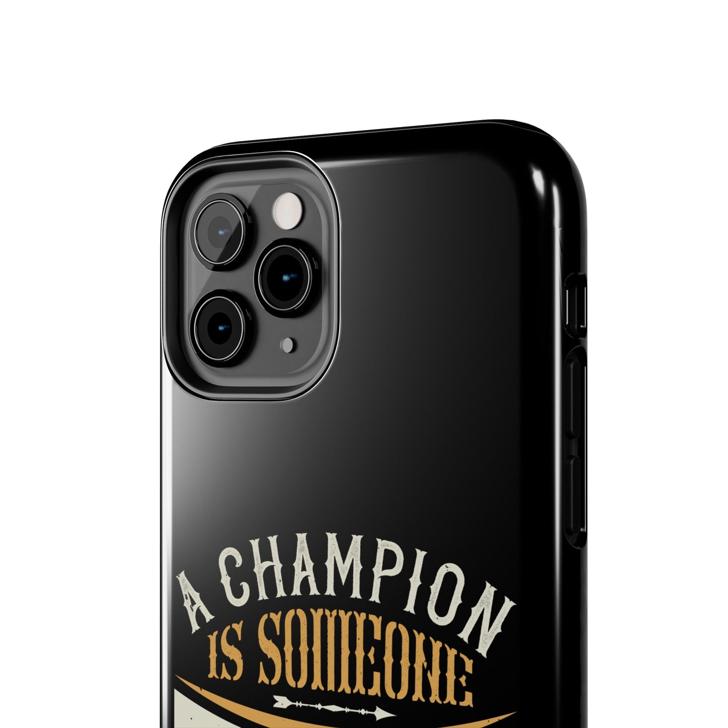 A champion is someone who gets up when he can't (Boxing)  / Tough Phone Cases