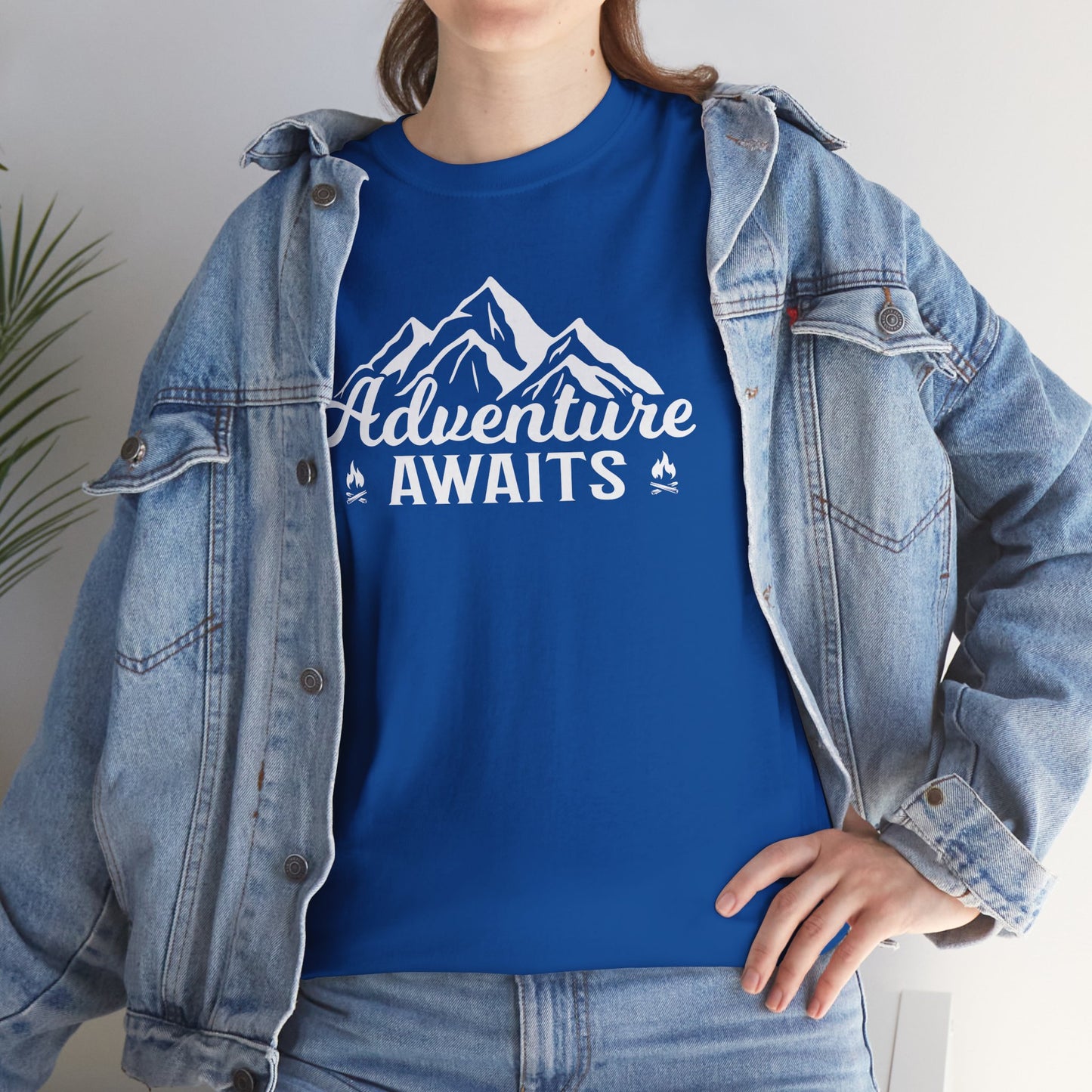 Adventure Awaits Unisex Heavy Cotton Tee